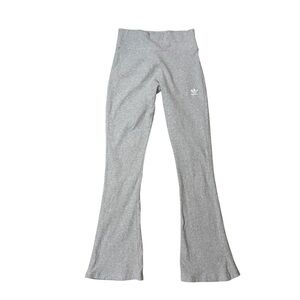 Adidas Gray Flared Leggings/ Track Pants